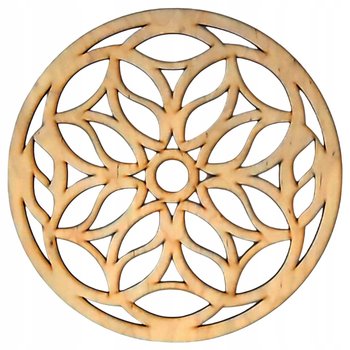 Panel Ażurowy 35 cm Kwiat mandali wzór 12 Na wymiar gr. 3 mm - Inny producent