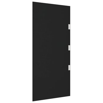 Panel boczny zadaszenia drzwi, 50x100 cm, czarny - Zakito