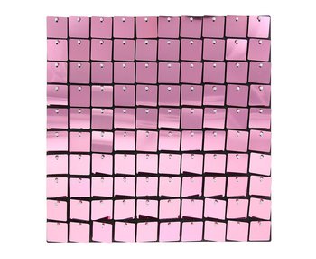 Panel dekoracyjny różowy, czarne tło, 30x30 cm/ 100 kwadratów - Inna marka