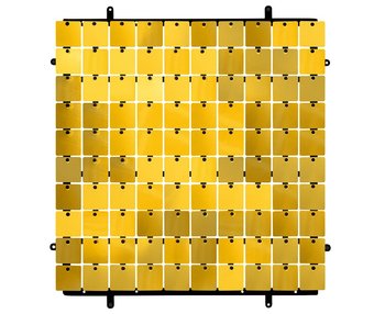 Panel dekoracyjny złoty, czarne tło typ B, 30x30 cm/ 100 kwadratów - Inna marka