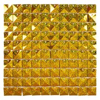 Panel Dekoracyjny Złoty Holo Brokat 30X30Cm Tło Ścianka