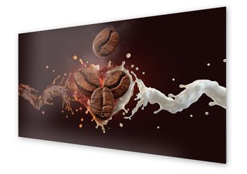 Panel kuchenny HOMEPRINT Aromatyczna kawa 125x50 cm - HOMEPRINT