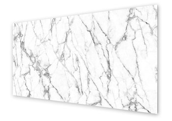 Panel kuchenny HOMEPRINT Biały marmur dekoracyjny 100x50 cm - HOMEPRINT