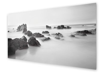 Panel kuchenny HOMEPRINT Mglista plaża 100x50 cm - HOMEPRINT