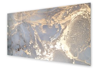 Panel kuchenny HOMEPRINT Piękny złoto biały marmur 100x50 cm - HOMEPRINT
