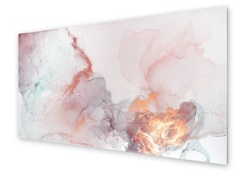 Panel kuchenny HOMEPRINT Różowy tusz alkoholowy 125x50 cm - HOMEPRINT