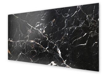 Panel kuchenny HOMEPRINT Tekstura czarnego marmuru 140x70 cm - HOMEPRINT