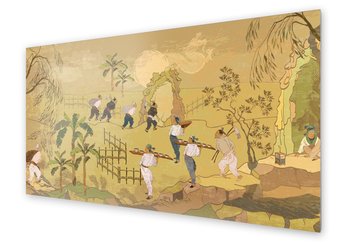 Panel kuchenny HOMEPRINT Tradycyjne chińskie obrazy 120x60 cm - HOMEPRINT