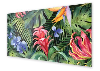 Panel kuchenny HOMEPRINT Tropikalna roślinność 120x60 cm - HOMEPRINT