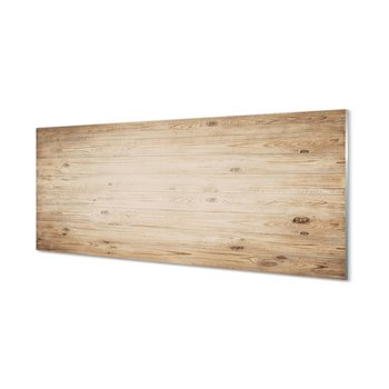 Panel kuchenny + klej Drewno deski sęki 125x50 cm - Tulup