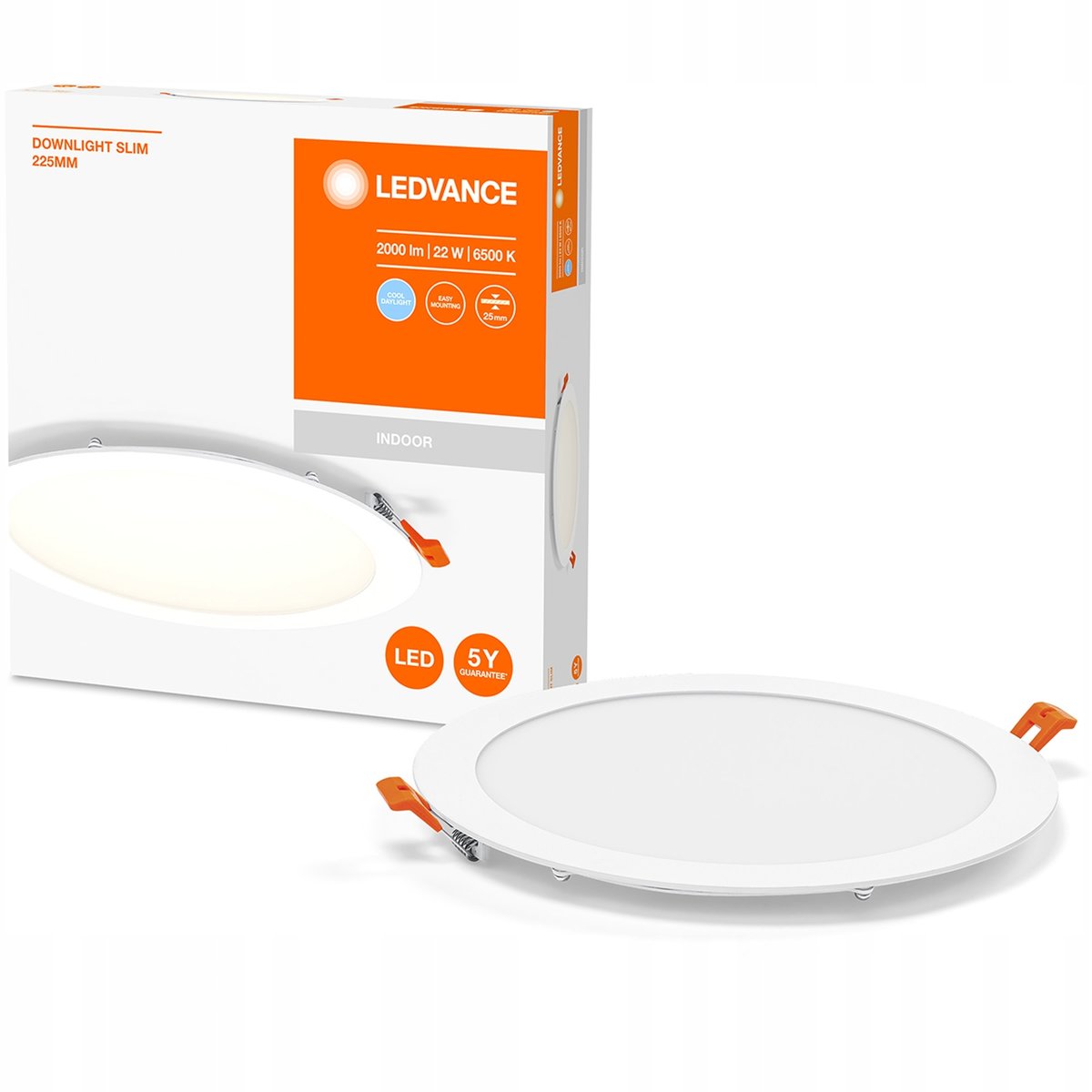 Panel Led Podtynkowy Oprawa Sufitowa Downlight Slim W Lm K