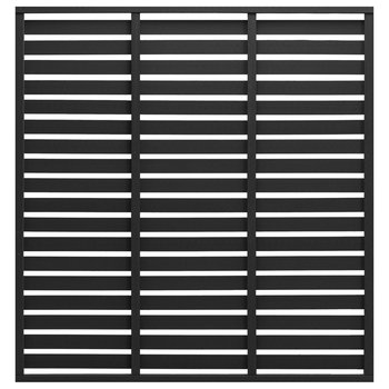 Panel ogrodzeniowy WPC 180x180 cm czarny - Zakito Europe