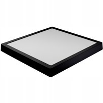 PANEL plafon LED NATYNKOWY 24W niemrugający CZARNY