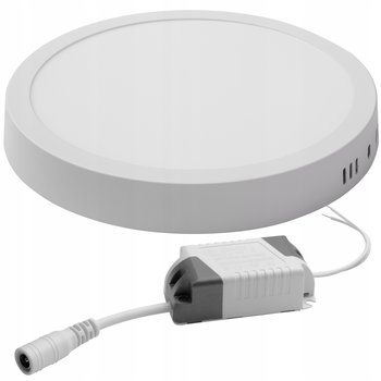 Panel Plafon Led Natynkowy Okrągły 18w Nie Mruga - DLED