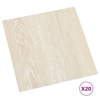 Panel podłogowy PVC 30,5x30,5 beżowy - zestaw 20 s - Zakito Europe