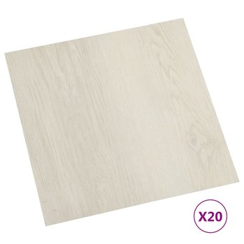 Panel podłogowy PVC 30,5x30,5 cm, beżowy, 1,86 m² - Zakito Europe