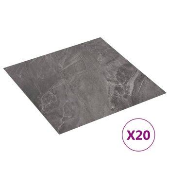 Panel podłogowy PVC 30,5x30,5 czarny z wzorem - ze - Zakito Europe