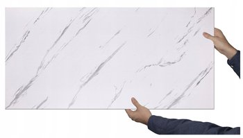 PANEL ŚCIENNY KASETON SUFOTOWY Marmur 7214XL BIAŁY jak CARRARA 100x50cm 0,5m2 - 1SZT. - Deccart