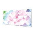 Panel ścienny Kolorowy wzór diamentów 120x60 cm - Tulup