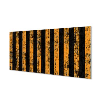 Panel ścienny Nieregularne żółte paski 120x60 cm - Tulup