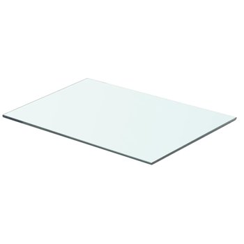 Panel szklany 50x30 cm, hartowane szkło, bezbarwny - Zakito Europe