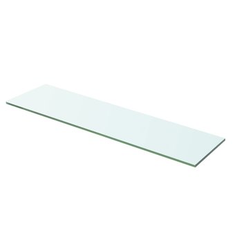 Panel szklany 60x12 cm, bezbarwny, hartowane szkło - Zakito Europe