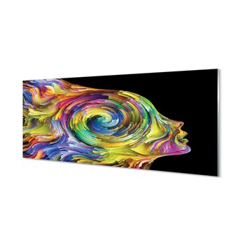 Panel szklany + klej Kobieta kolorowy obraz 125x50 cm - Tulup