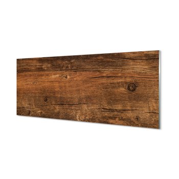 Panel szkło hartowane Drewno słoje sęki 125x50 cm - Tulup