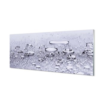 Panel szkło hartowane Krople woda makro 125x50 cm - Tulup