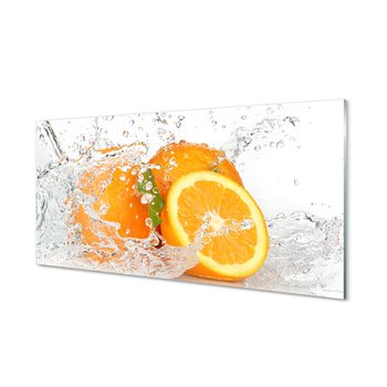 Panel szkło hartowane Pomarańcze w wodzie 120x60 - Tulup