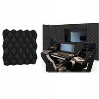 Panele Akustyczne 7 szt. 30x30x3cm Samoprzylepne Do Studia Biura Izolacja