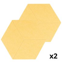 Panele Filcowe Dekoracyjne Na Ściane 3d Heksagon 2szt Akustyczne Soft Różne Kolory e-floor