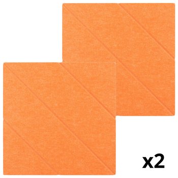 Panele Ścienne Filc Dekoracyjne 3d Wyciszające 40x40cm Kwadrat Zagłówek Duże Różne Kolory - Multi-Decor