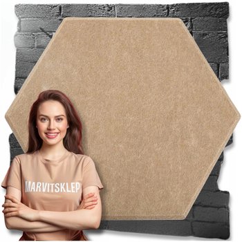 Panele Ścienne Filcowe 3D Heksagon Zagłówek Samoprzylepne Akustyczne Soft - Iteams4now