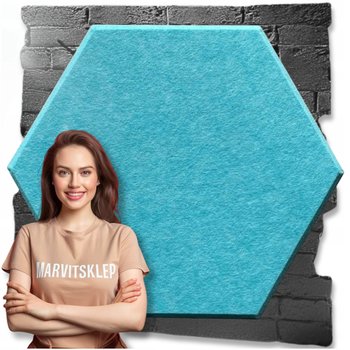 Panele Ścienne Filcowe 3D Heksagon Zagłówek Samoprzylepne Akustyczne Soft - Iteams4now