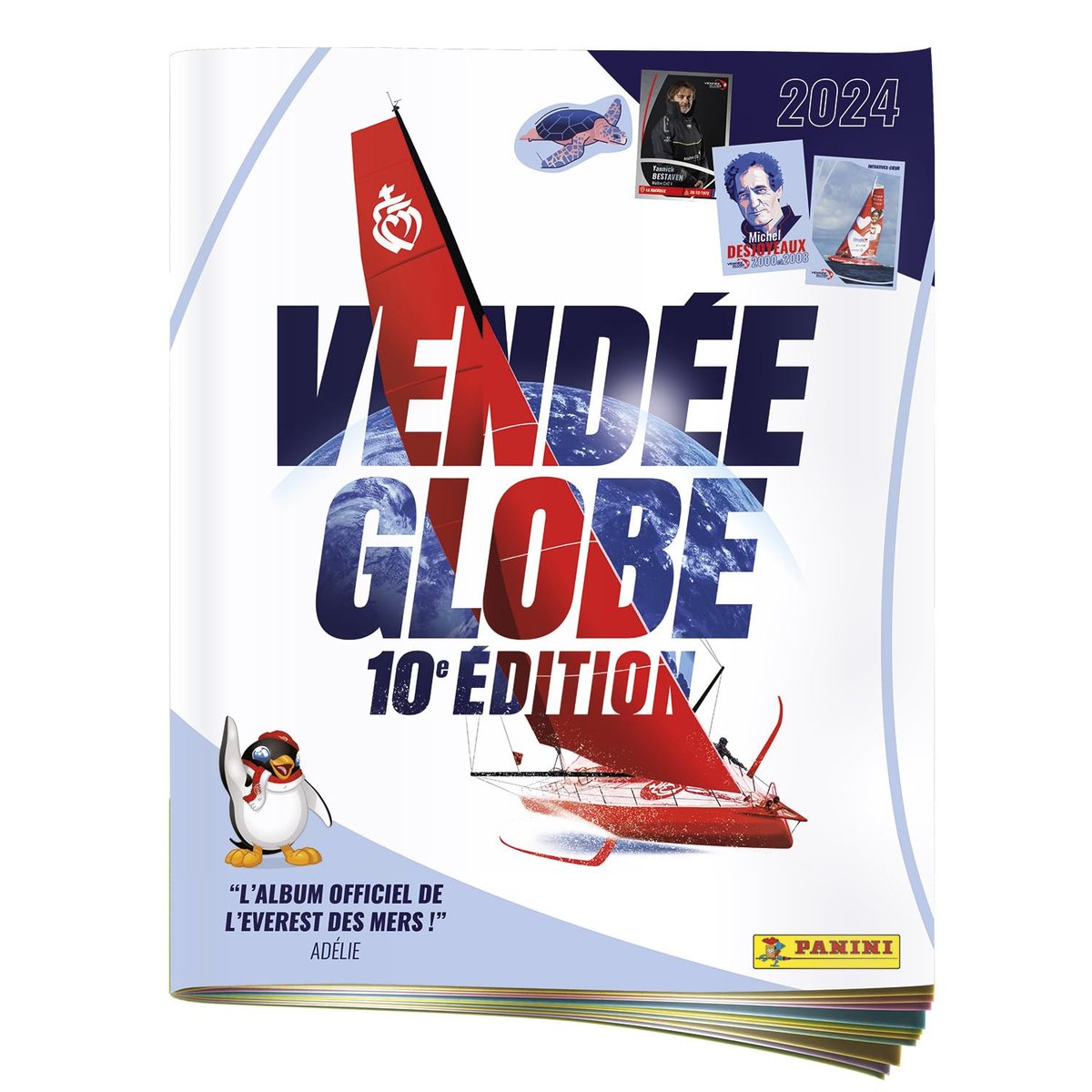 Vendée Globe 2024- Album + blister de 7 pochettes (soit 35 stickers
