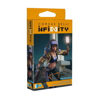 PanOceania Dr. Priya Harper Archeo-raider with Plasma Carbine, Infinity Infinity