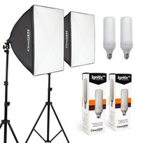 Panolux™ Zestaw lamp SOFTBOX 40x40 125W LED