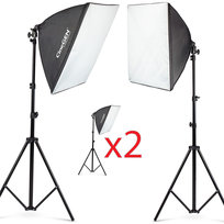 Panolux™ Zestaw lamp SOFTBOX 50x50 125W LED