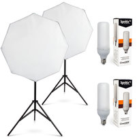 Panolux™ Zestaw lamp SOFTBOX Octa 90cm 85W LED