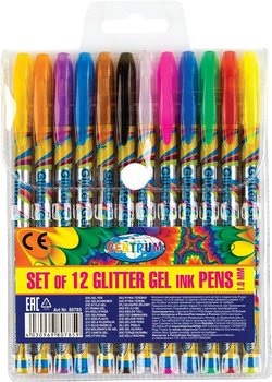 Panta Plast, Długopisy Żelowe Brokatowe 12 Kolorów - Panta Plast