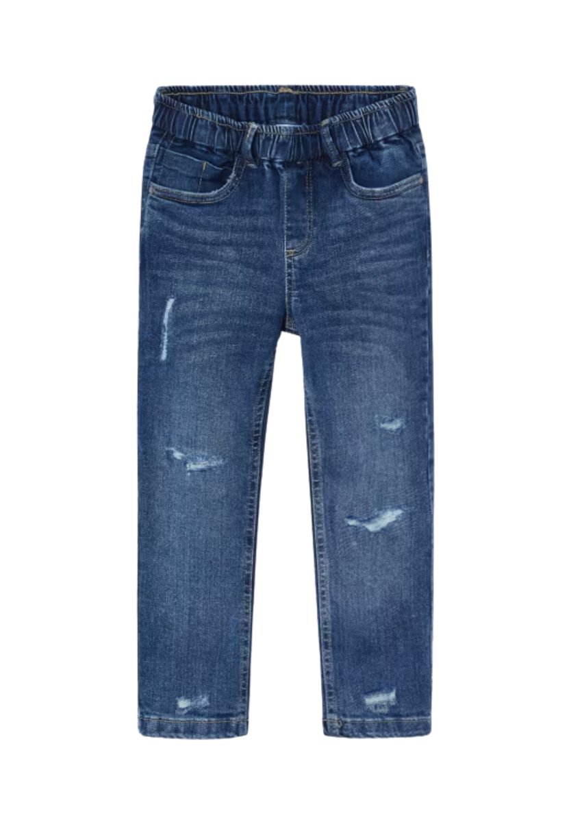Pantaloni per neonati Gabardine di cotone nera