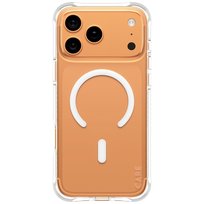 PanzerGlass CARE Fashionable Samba - Etui z białym MagSafe do iPhone 17 Pro Max, przezroczyste