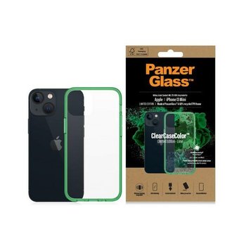 PanzerGlass ClearCase iPhone 13 Mini 5.4" Antibacterial Military grade Lime 0329 - PANZERGLASS