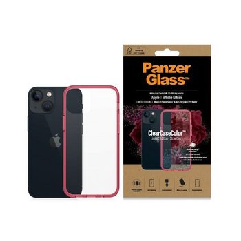 PanzerGlass ClearCase iPhone 13 Mini 5.4" Antibacterial Military grade Strawberry 0330 - PANZERGLASS