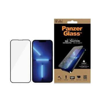 PanzerGlass E2E Microfracture iPhone 13 Pro Max 6,7" Case Friendly AntiBacterial czarny/black Pro2746 - PANZERGLASS