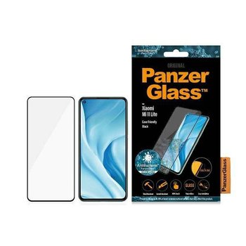 PanzerGlass E2E Regular Szkło do Xiaomi Mi 11 Lite 5G, Case Friendly, Antibacterial czarny/black - PANZERGLASS