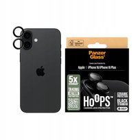 PanzerGlass Hoops ceramiczne szkło na Aparat do iPhone 16 / 16 Plus