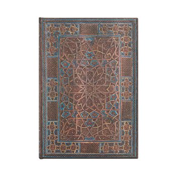 Paperblanks, Notes, Midnight, Star, Midi, linia - Paperblanks