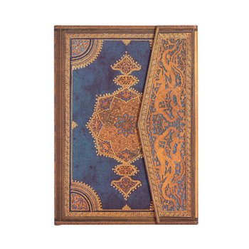 Paperblanks, notes w linie, Safavid Indigo Midi - Paperblanks
